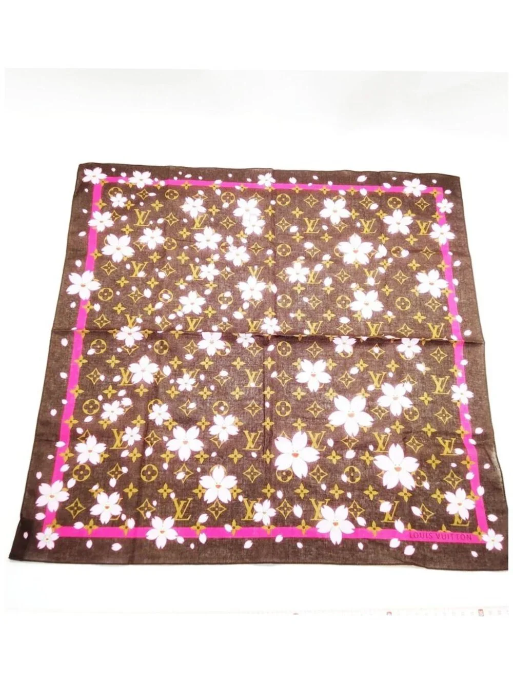 Authentic Louis Vuitton Murakami Cherry Blossom Scarf